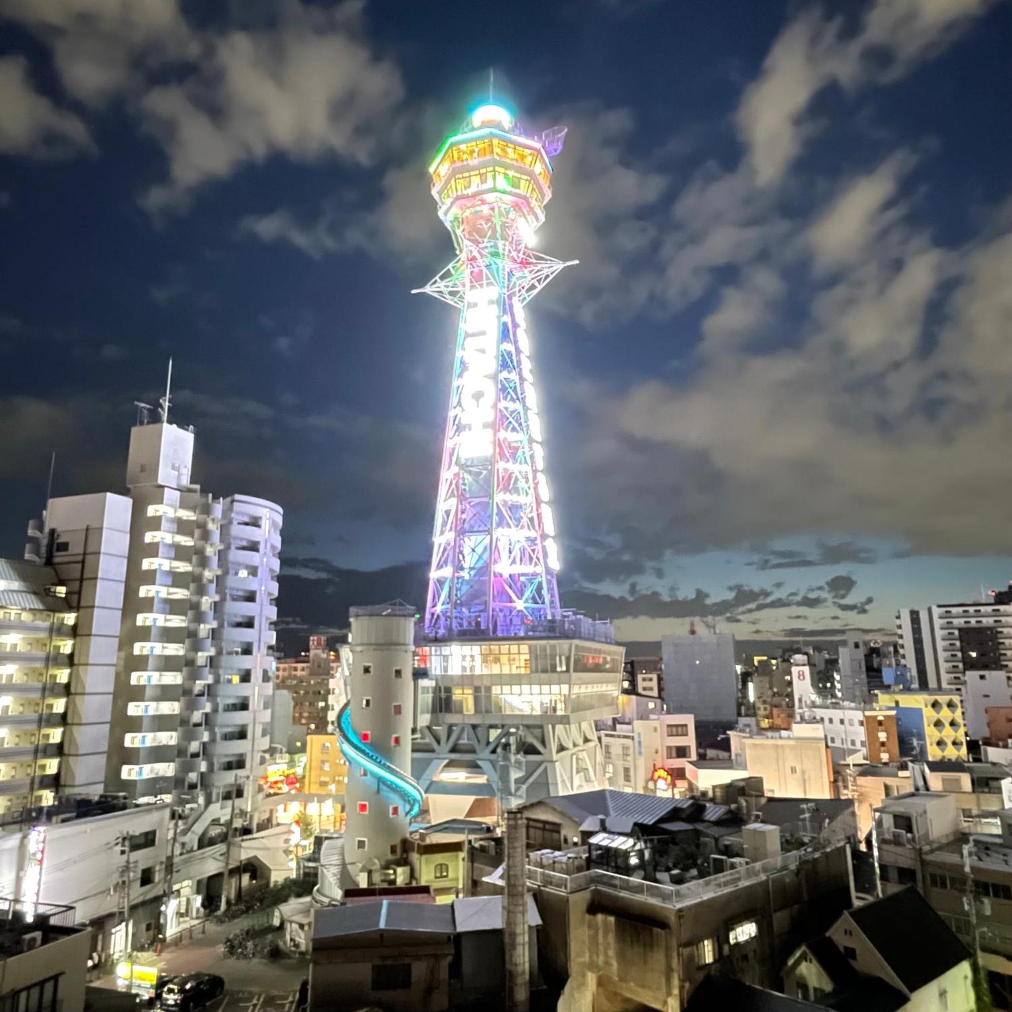Hotel Aaron通天東 Osaka Bagian luar foto
